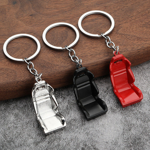 Car Seat Keychain Creative Metal Pendant