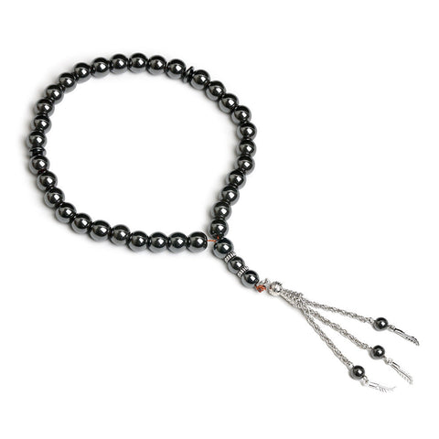 Black Gallstone Prayer Beads Bracelet Black Beads For The Muslim Pilgrimage