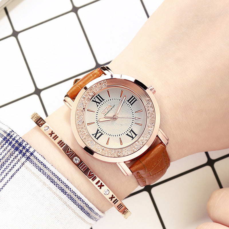 Quartz Waterproof Colorful Ladies Watch