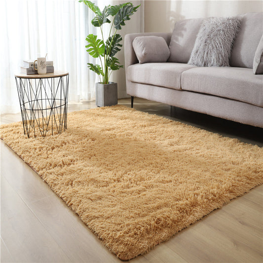 Ultra Soft Carpet Indoor Modern Area Rugs Fluffy Living Room Carpet Not-Slip Floor Rug for Children Bedroom Home 3 Colors Meet Different Needs