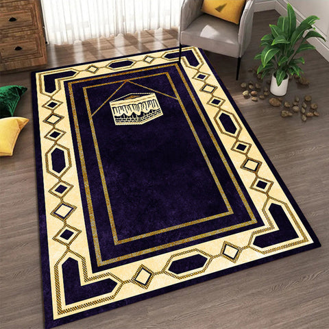 Islamic Muslim Prayer Rug Ramadan Gift Worship Mat For Home