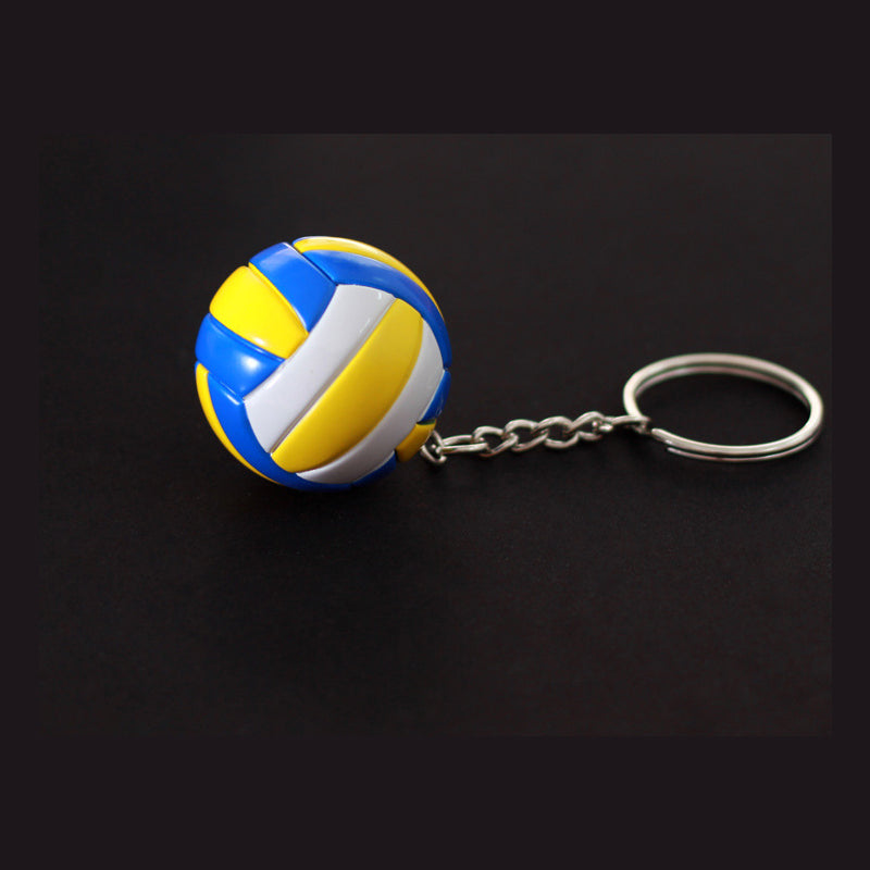 Ball Souvenirs Football Volleyball Basketball Key Chain Pendant Gifts