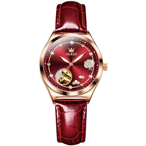 Fashionable Multi-color Waterproof Mechanical Women's Watch