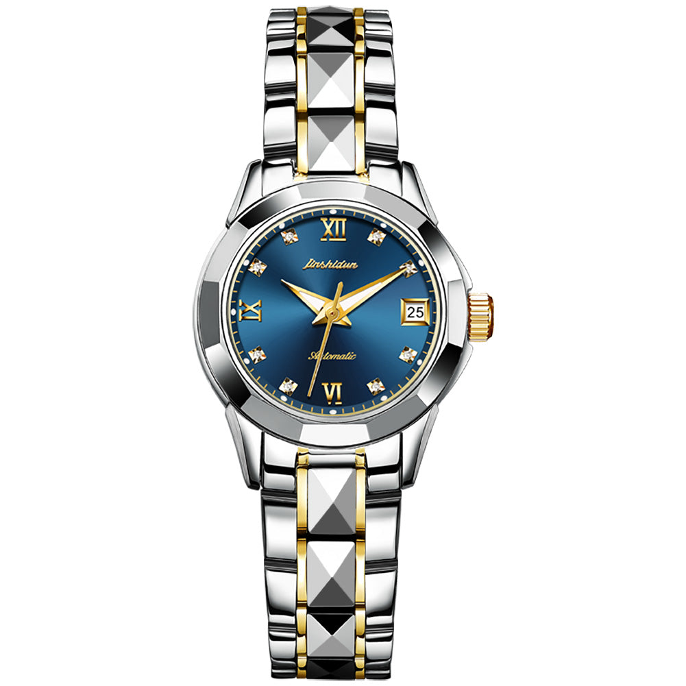 Tungsten Steel Waterproof Automatic Mechanical Business Men's And Women's Watches