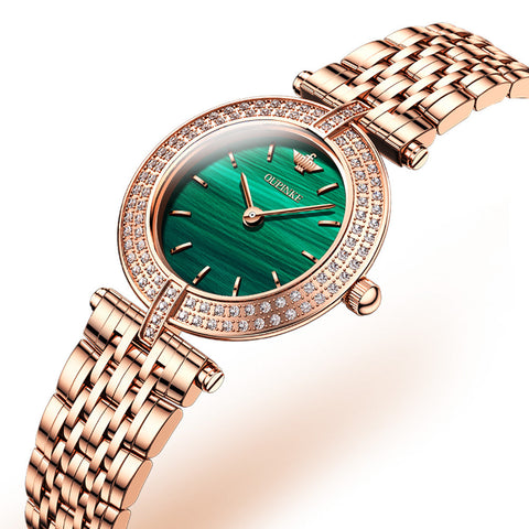 Popular Waterproof Quartz Diamond-embedded Ladies Watch