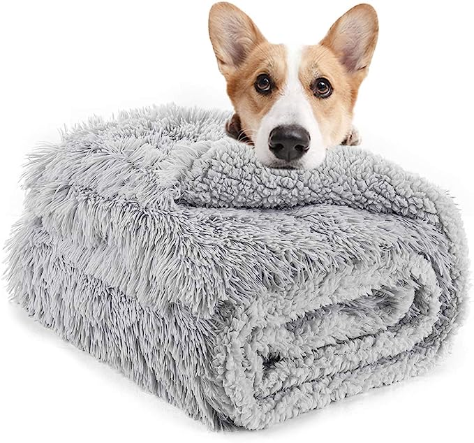 Luxury Fluffy Dog Blanket Soft Warm Sherpa Fleece Cat Blanket For Dogs Cats Pets