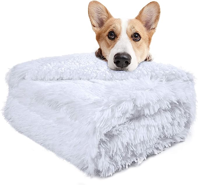 Luxury Fluffy Dog Blanket Soft Warm Sherpa Fleece Cat Blanket For Dogs Cats Pets