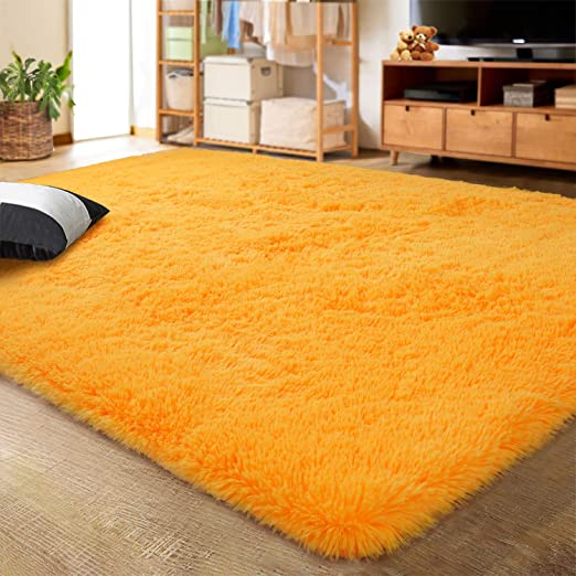 Ultra Soft Indoor Modern Area Rugs Fluffy Living Room Carpets for Children Bedroom Home Decor