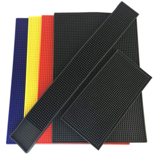 Non-slip Rubber Bar Mat Tabletop Bar Mat Insulated Tea Set Drain mat Waterproof Drinking Table Placemat Cup Mat