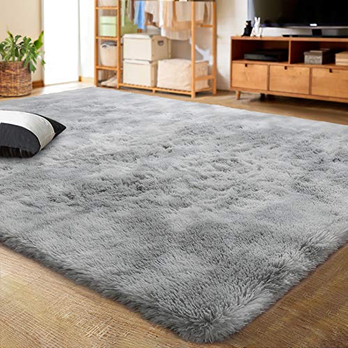 Ultra Soft Indoor Modern Area Rugs Fluffy Living Room Carpets for Children Bedroom Home Decor