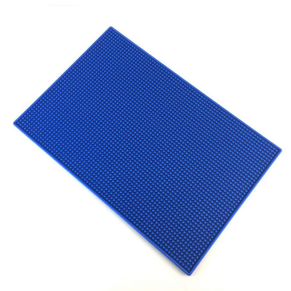 Non-slip Rubber Bar Mat Tabletop Bar Mat Insulated Tea Set Drain mat Waterproof Drinking Table Placemat Cup Mat