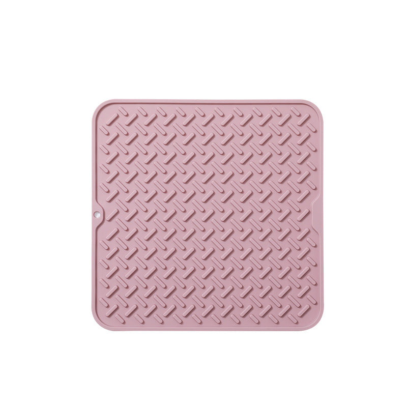 Silicone Dish Drying Mats For Kitchen Bar Filter Sink Bottom Protection Anti-scratch Anti-fall Sink Mat Drain Mat Place Mat