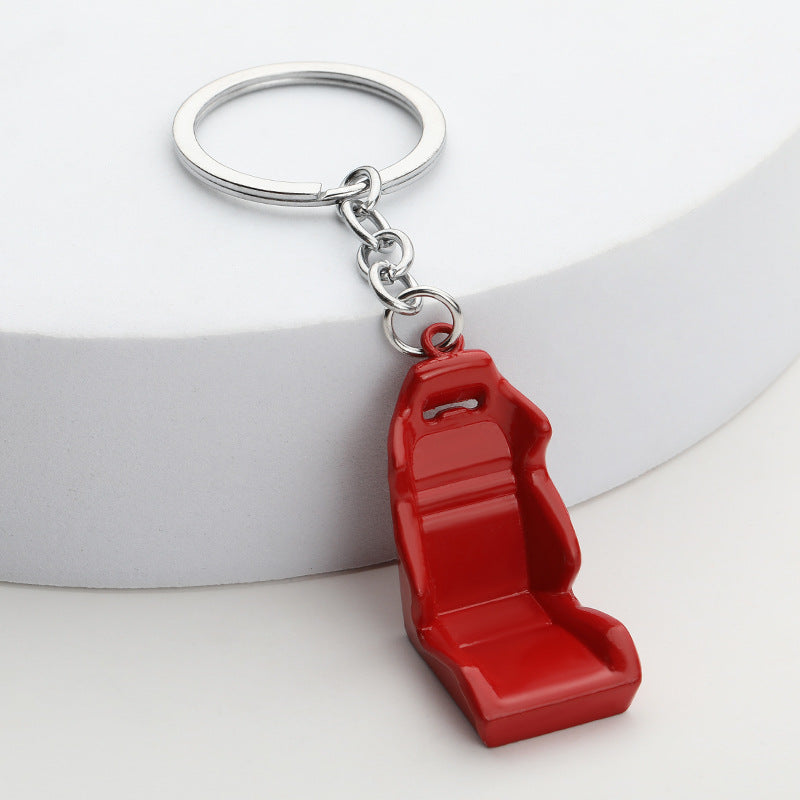 Car Seat Keychain Creative Metal Pendant