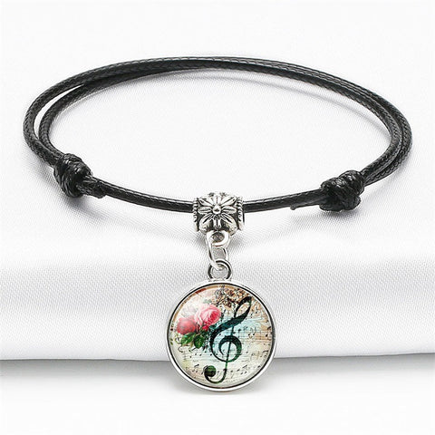 Creative Musical Metal Fashion Pendant Bracelet