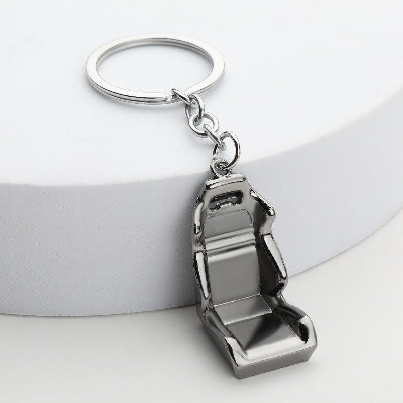 Car Seat Keychain Creative Metal Pendant