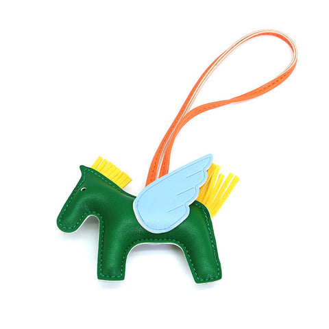 Cutie Pony Key Chain Leather Small Pegasus Hanging Ornament Car Pendant