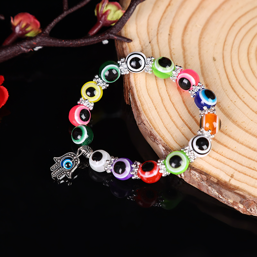 Various Styles Blue Eye Bracelet Jewelry Fatima Palm Devil Eyes