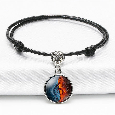 Creative Musical Metal Fashion Pendant Bracelet