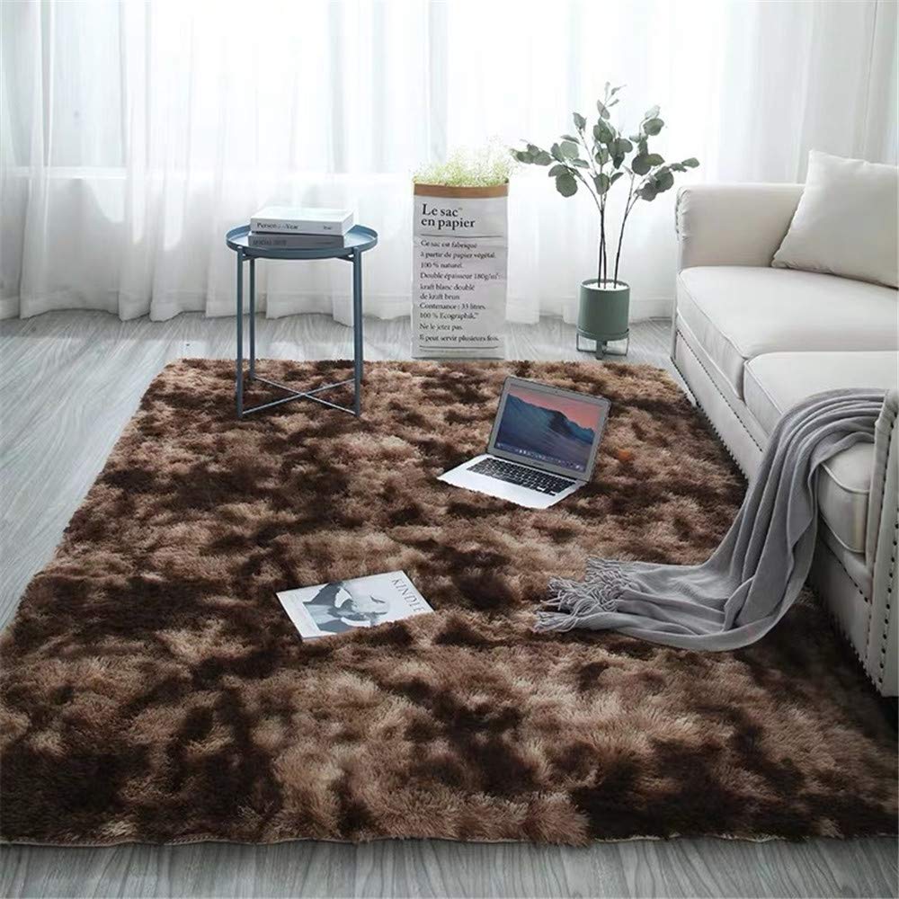 Modern Indoor Pile Carpet Fluffy Anti-Skid Super Soft  Rug For Bedroom Living Room Children's Room For Home Decor Floor