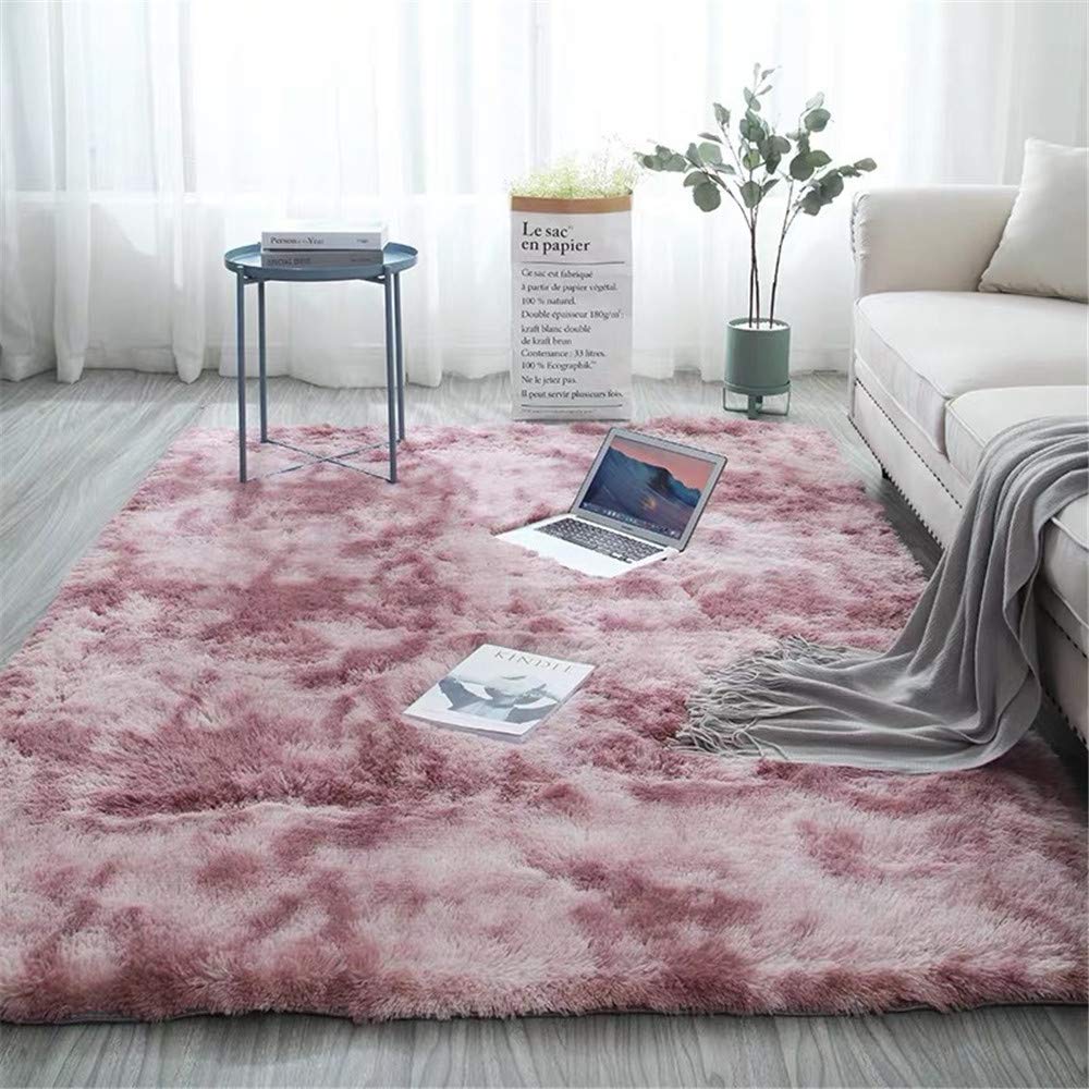 Modern Indoor Pile Carpet Fluffy Anti-Skid Super Soft  Rug For Bedroom Living Room Children's Room For Home Decor Floor