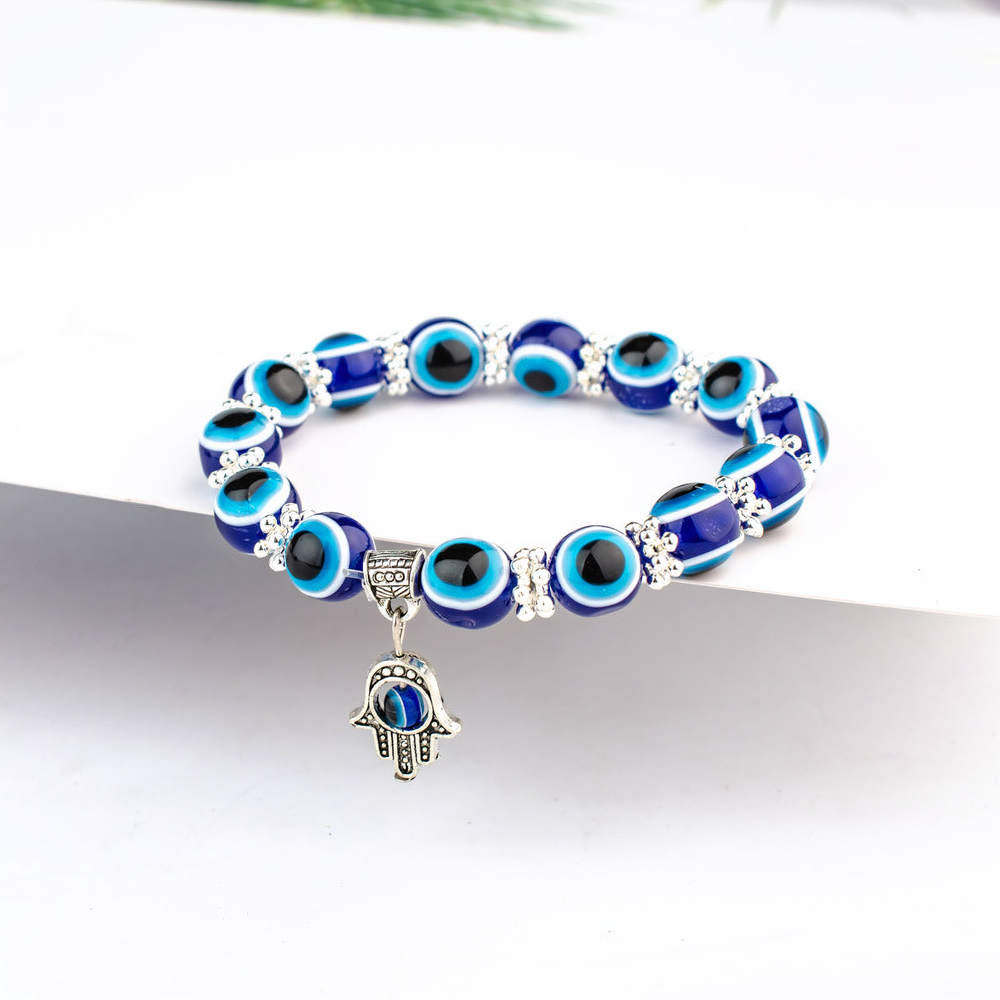 Various Styles Blue Eye Bracelet Jewelry Fatima Palm Devil Eyes