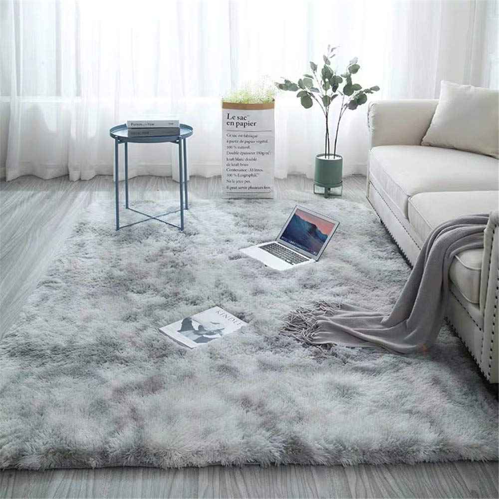 Modern Indoor Pile Carpet Fluffy Anti-Skid Super Soft  Rug For Bedroom Living Room Children's Room For Home Decor Floor