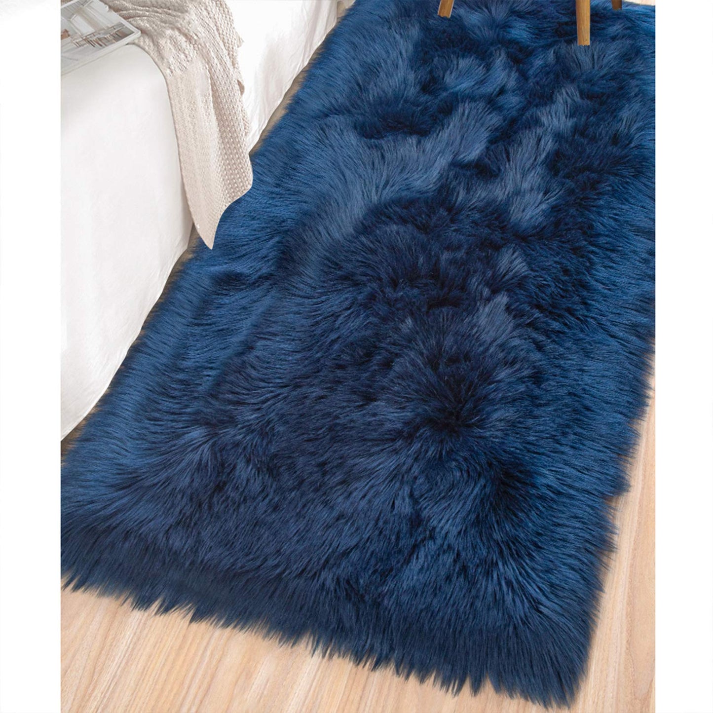 Washable Furry Carpet Dorm Floor Durable Faux Throw Carpet Soft Fluffy Faux Fur Rugs For Living Room