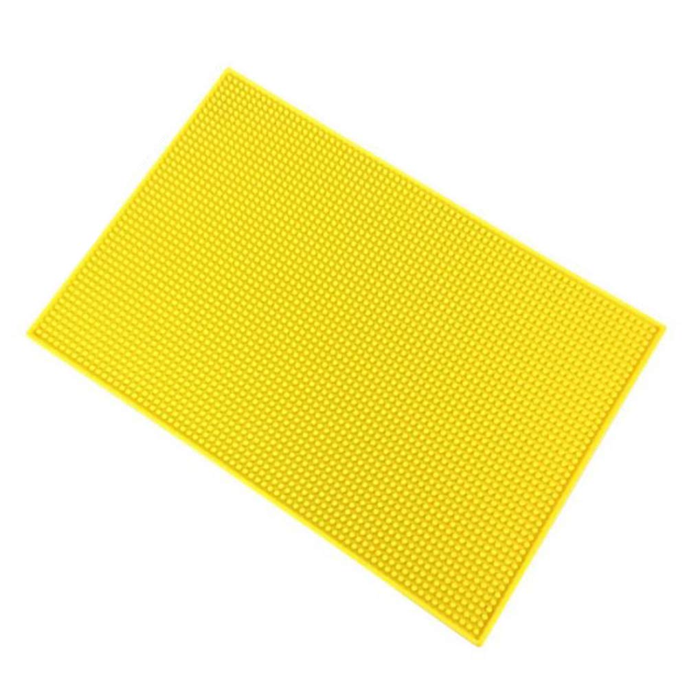 Non-slip Rubber Bar Mat Tabletop Bar Mat Insulated Tea Set Drain mat Waterproof Drinking Table Placemat Cup Mat