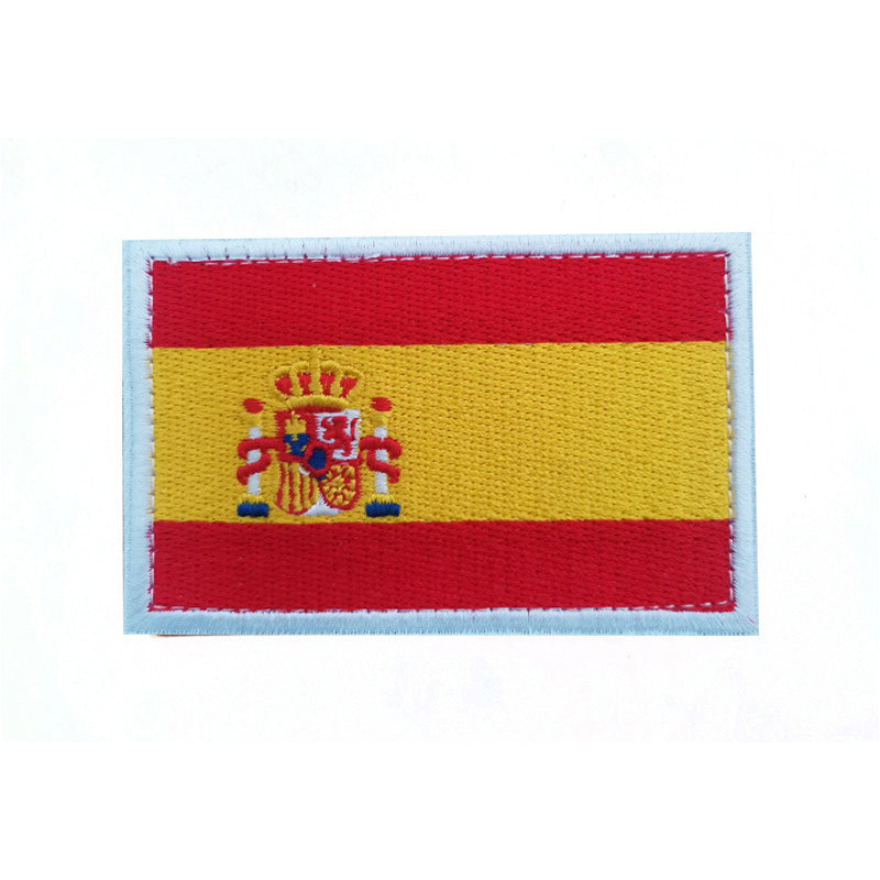 Flag Cloth Stick Armband Velcro Decoration Stick Square Badge Armband